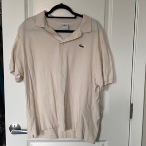 Lacoste off-white polo
